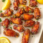 Air Fryer Hot Honey Lemon Pepper Chicken Wings