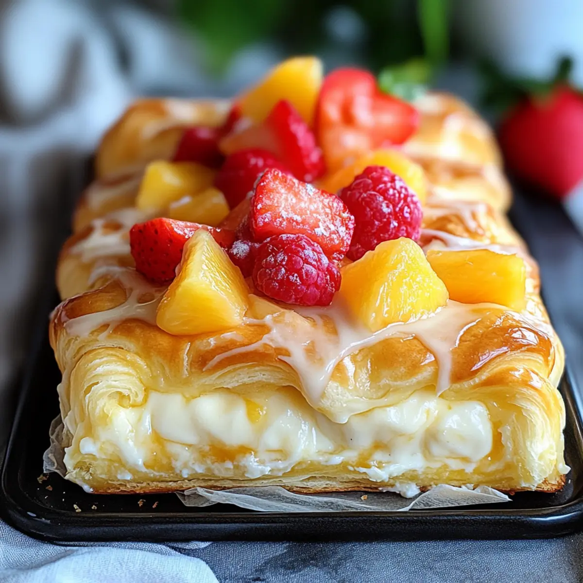 Decadent Hawaiian Cheesecake Danish You’ll Love to Share