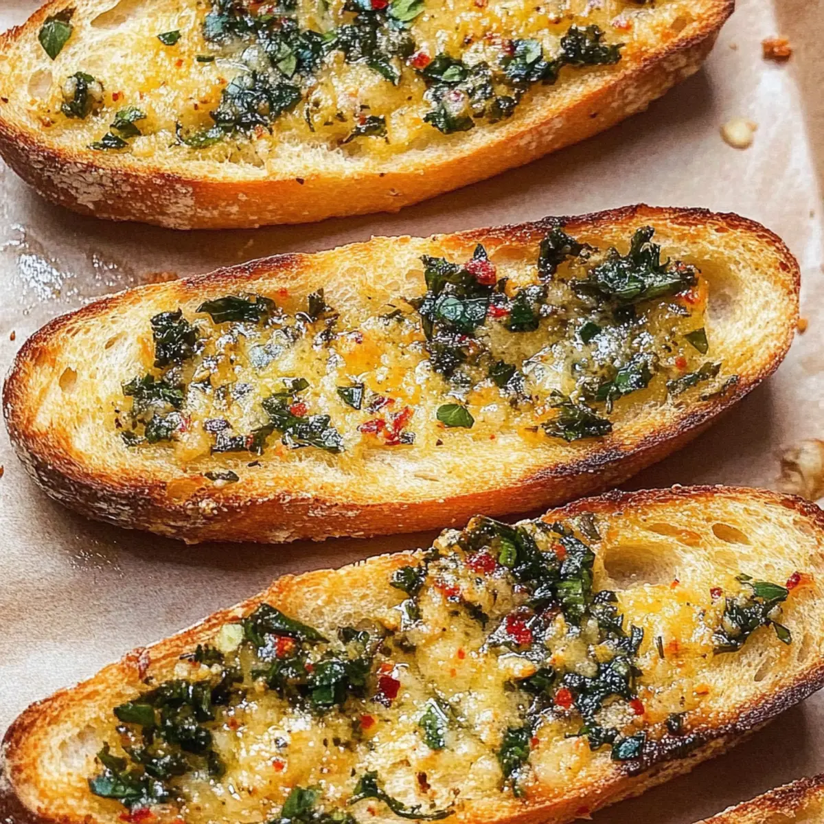 Irresistibly Spicy Herb and Calabrian Chili Garlic Bread
