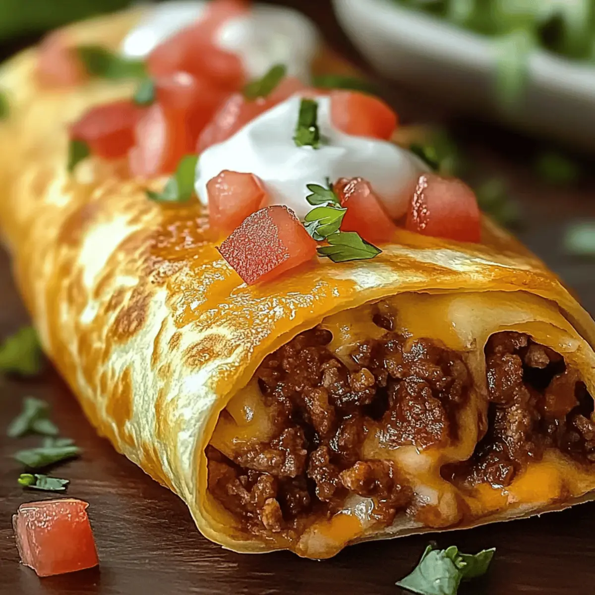 Crispy Cheesy Beef Chimichangas That Will Wow Your Family