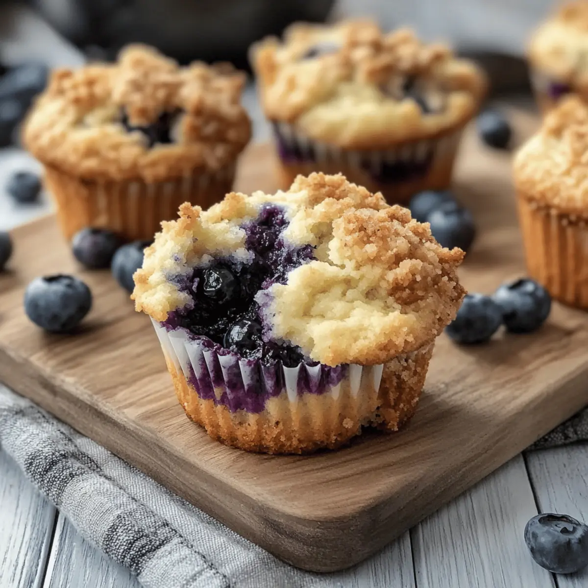 Blueberry Cheesecake Crumble Muffins for Irresistible Mornings