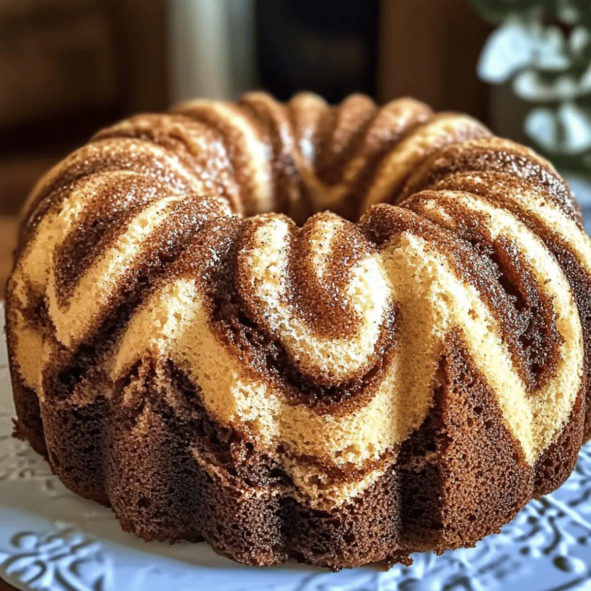Moist Cinnamon Swirl Bundt Cake to Brighten Your Day