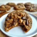 Toffee & Milk Chocolate Peanut Butter Cookies