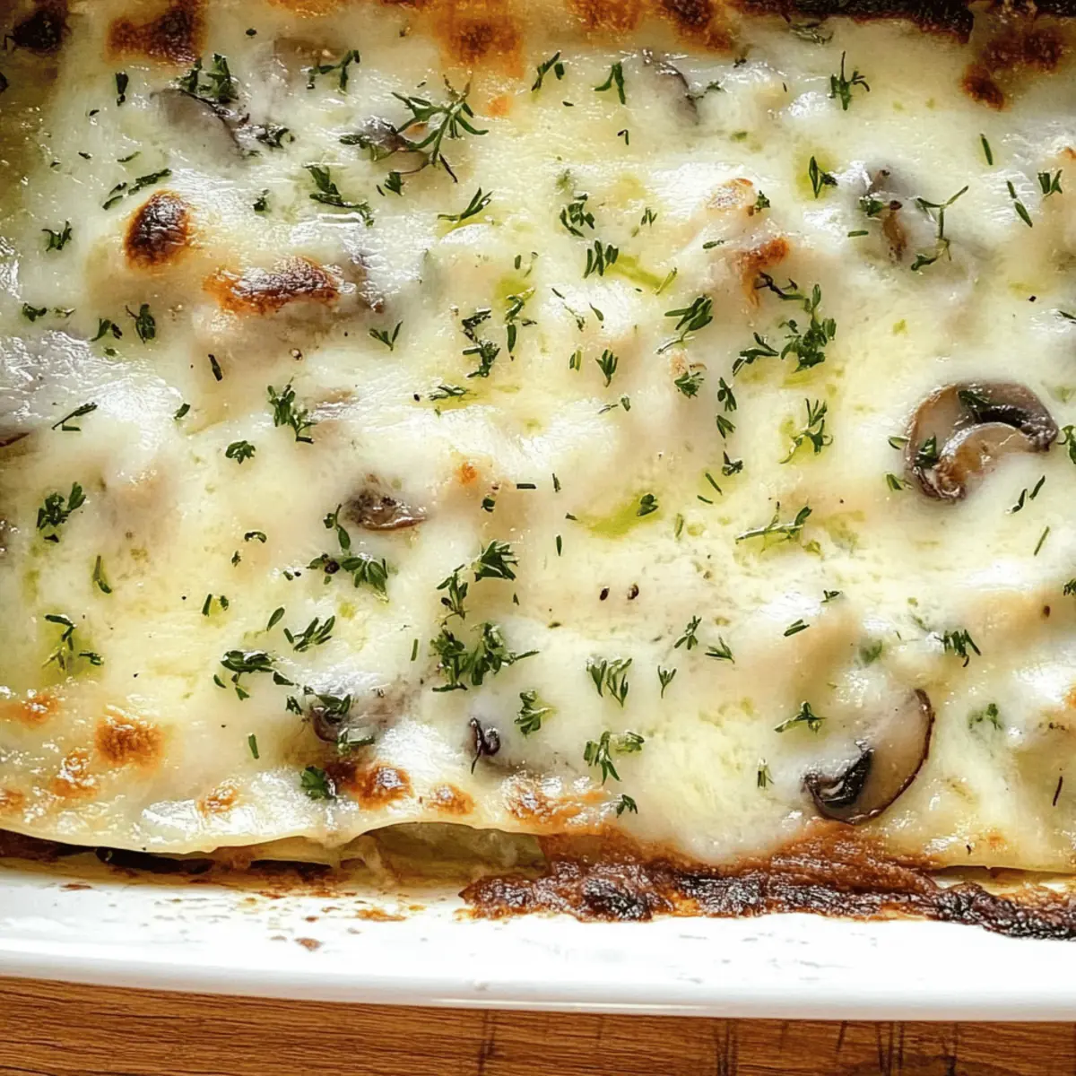 Rich and Creamy White Mushroom Lasagna for Cozy Nights