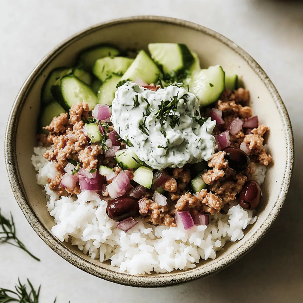 Healthy Greek Ground Chicken Bowls: A Flavorful Meal Prep Delight