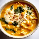 Butternut Squash Lasagna Soup with Kale