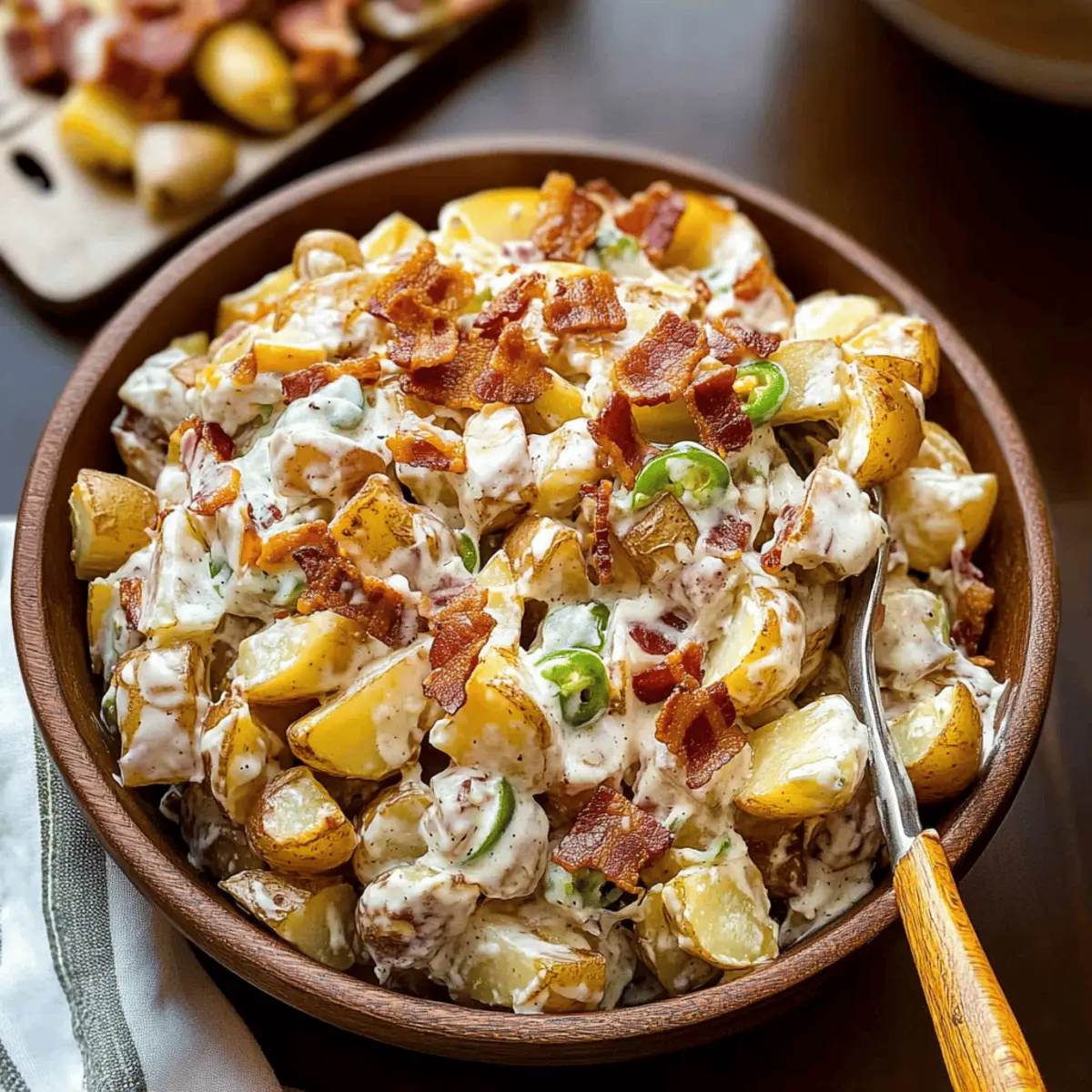 Jalapeño Popper Roasted Potato Salad: Creamy, Spicy Delight