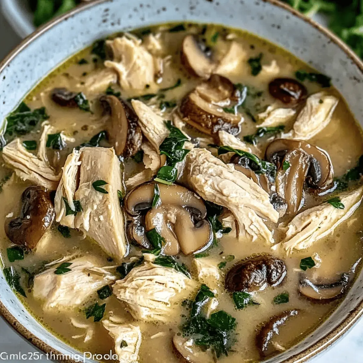 Rotisserie Chicken Mushroom Soup – Comforting and Creamy Bliss
