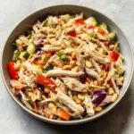 Thai Chicken Salad with Peanut Dressing