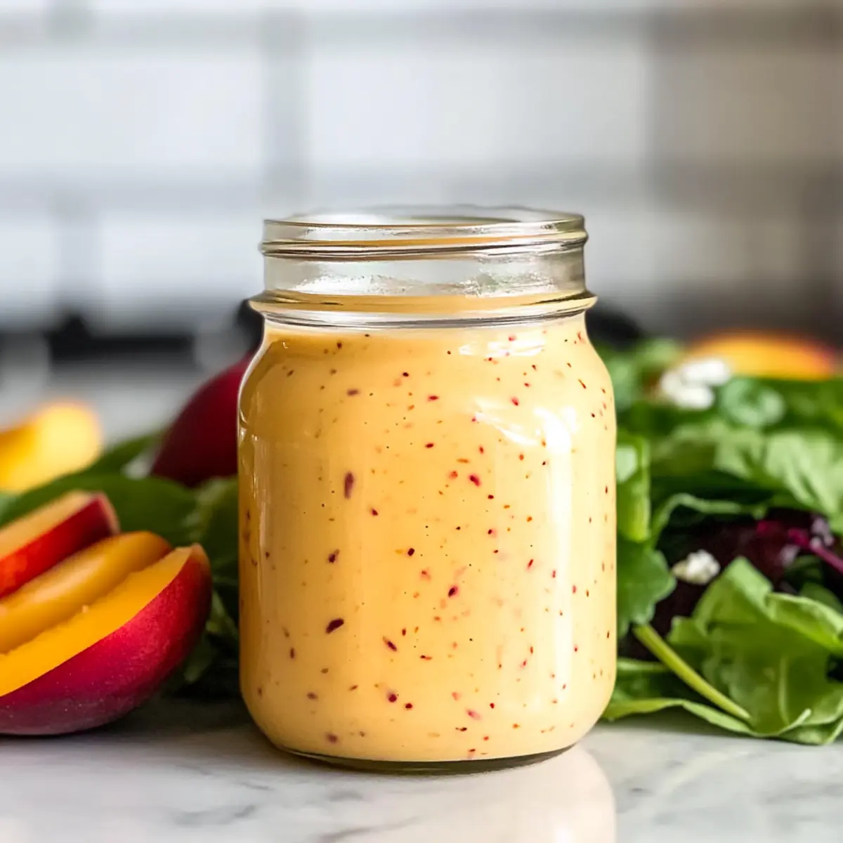 Delicious Tasty Peach Salad Dressing for Summer Vibes