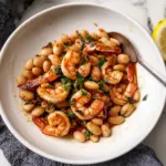 Spicy Calabrian Shrimp with White Beans