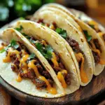 Garlic Butter Honey BBQ Beef Tacos