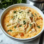Creamy Chicken Parmesan Soup