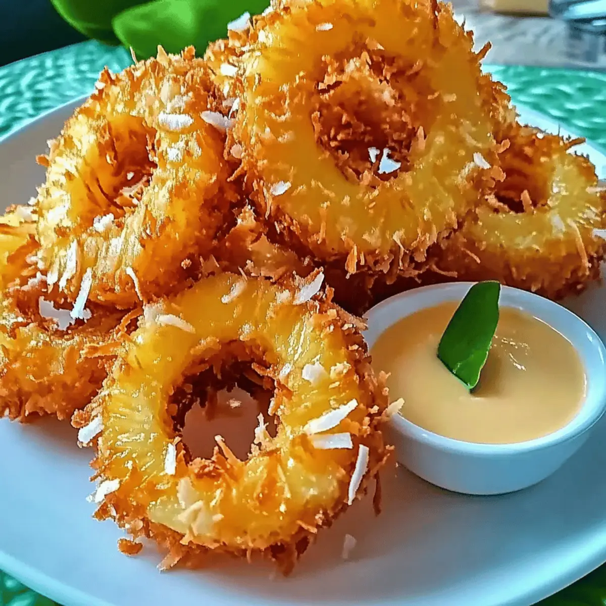 Delicious Fried Pineapple Rings with a Tropical Twist