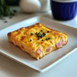 Baked Ham and Cheese Omelette