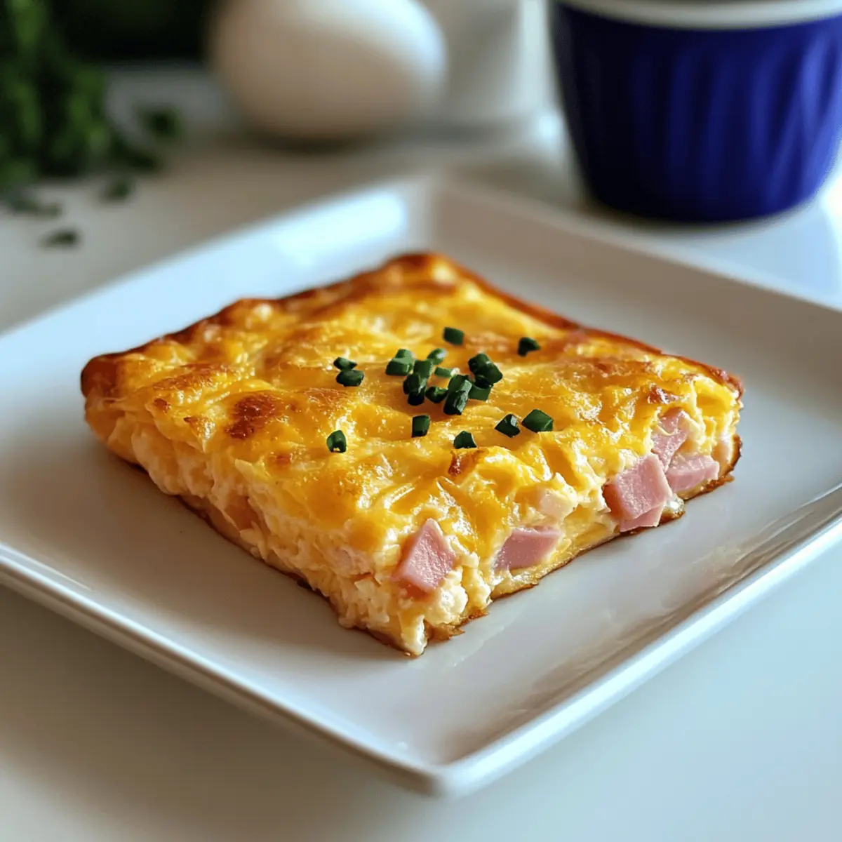 Baked Ham and Cheese Omelette: Light, Fluffy Brunch Delight