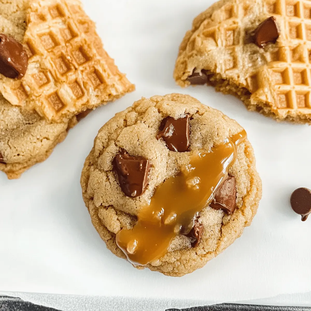 Irresistible Caramel Cone Crunch Cookies for Sweet Moments