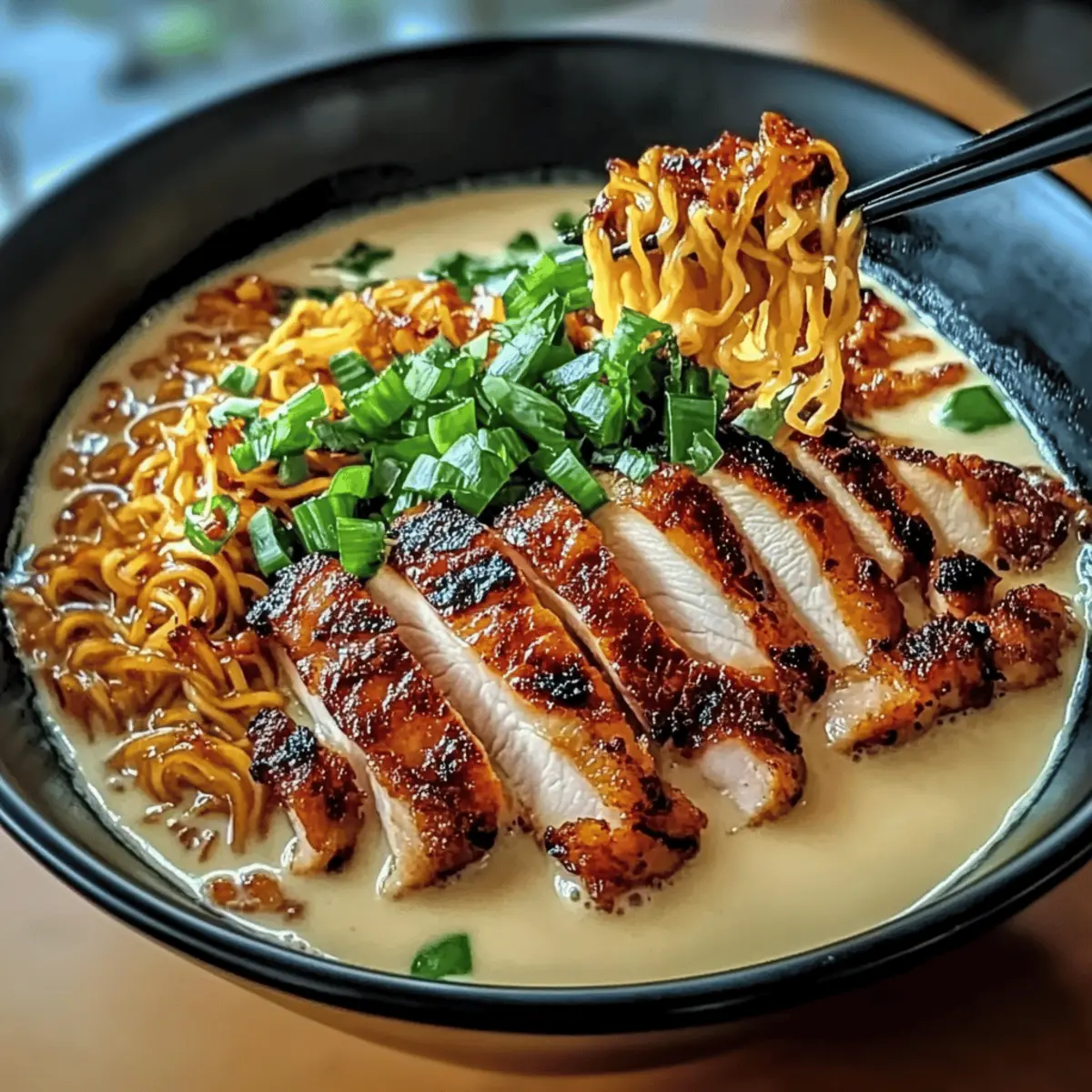 Spice Up Dinner with Fiery Chicken Ramen and Creamy Garlic Sauce