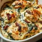 Baked Tuscan Chicken Casserole