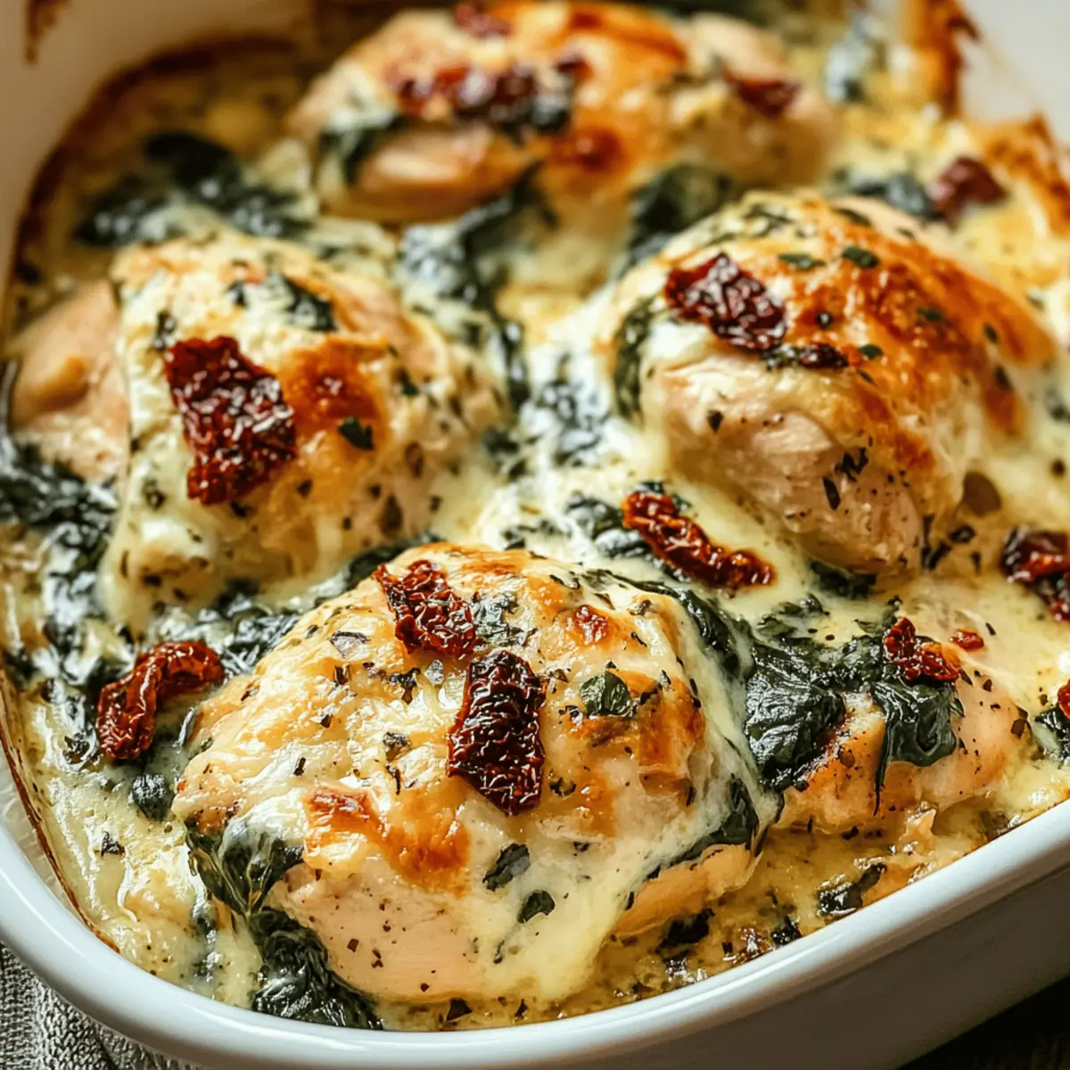 Savory Baked Tuscan Chicken Casserole for Cozy Nights