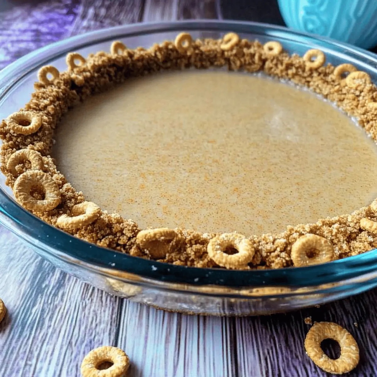 Cheerios Pie Crust: Quick, Easy, and Gluten-Free Delight