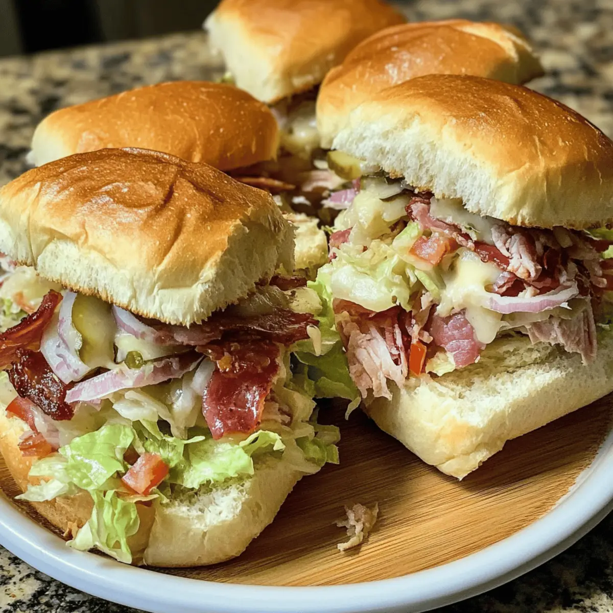 Savory Chopped Italian Sliders for Your Next Game Day Feast
