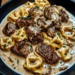Cracked Garlic Steak Tortellini in Creamhouse Sauce