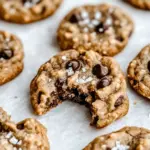 Flourless Peanut Butter Oatmeal Chocolate Chip Cookies