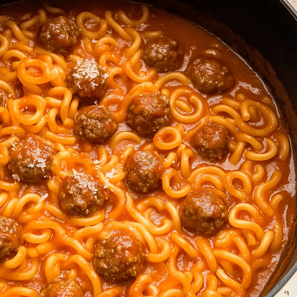 Homemade Spaghetti O’s with Meatballs for Cozy Family Nights