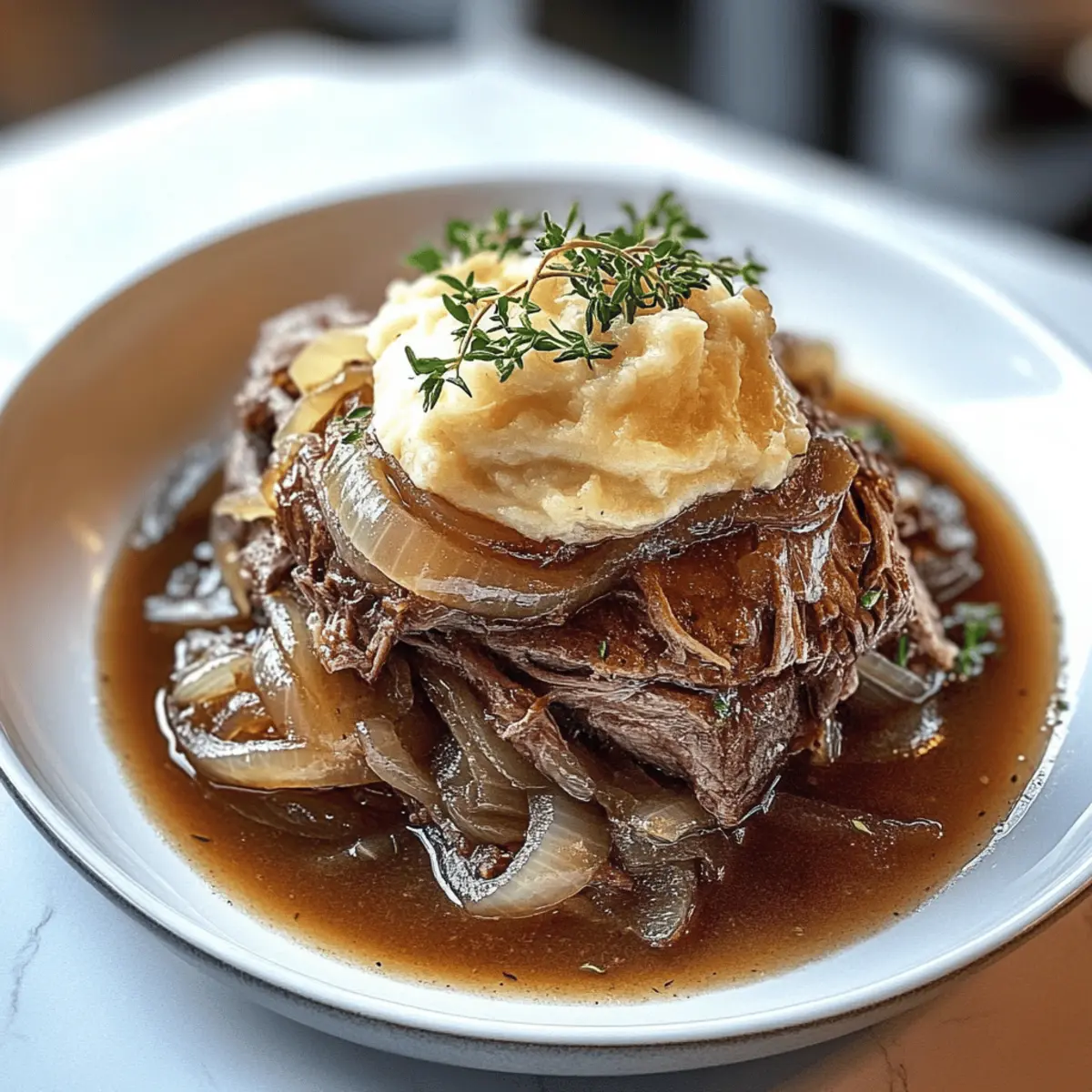 Savory French Onion Pot Roast for Ultimate Comfort Bliss