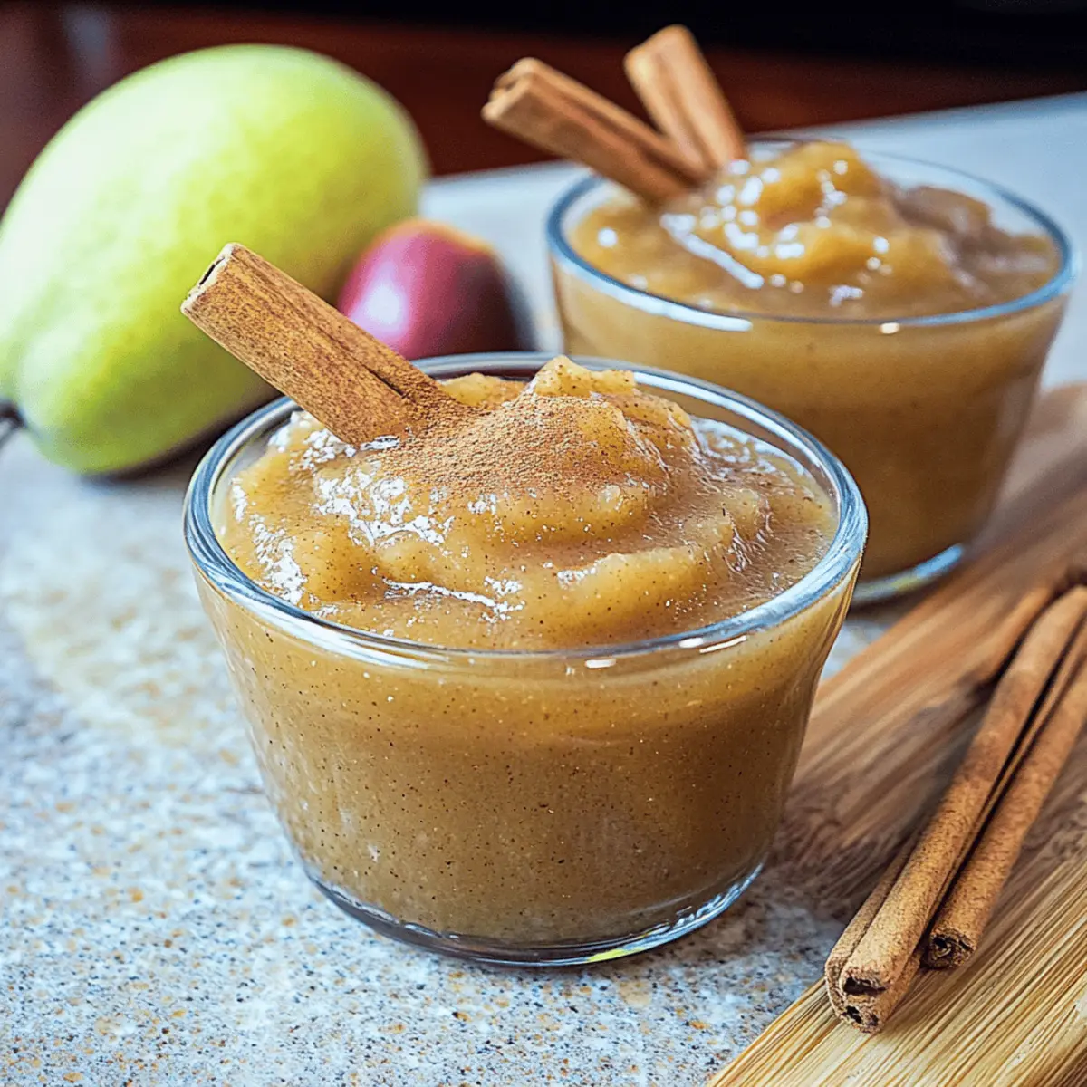 Slow Cooker Pear Applesauce: A Cozy Fall Delight