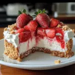 Strawberry Crunch Cheese Cake