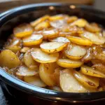 Slow Cooker Amish Savory Onion Potatoes