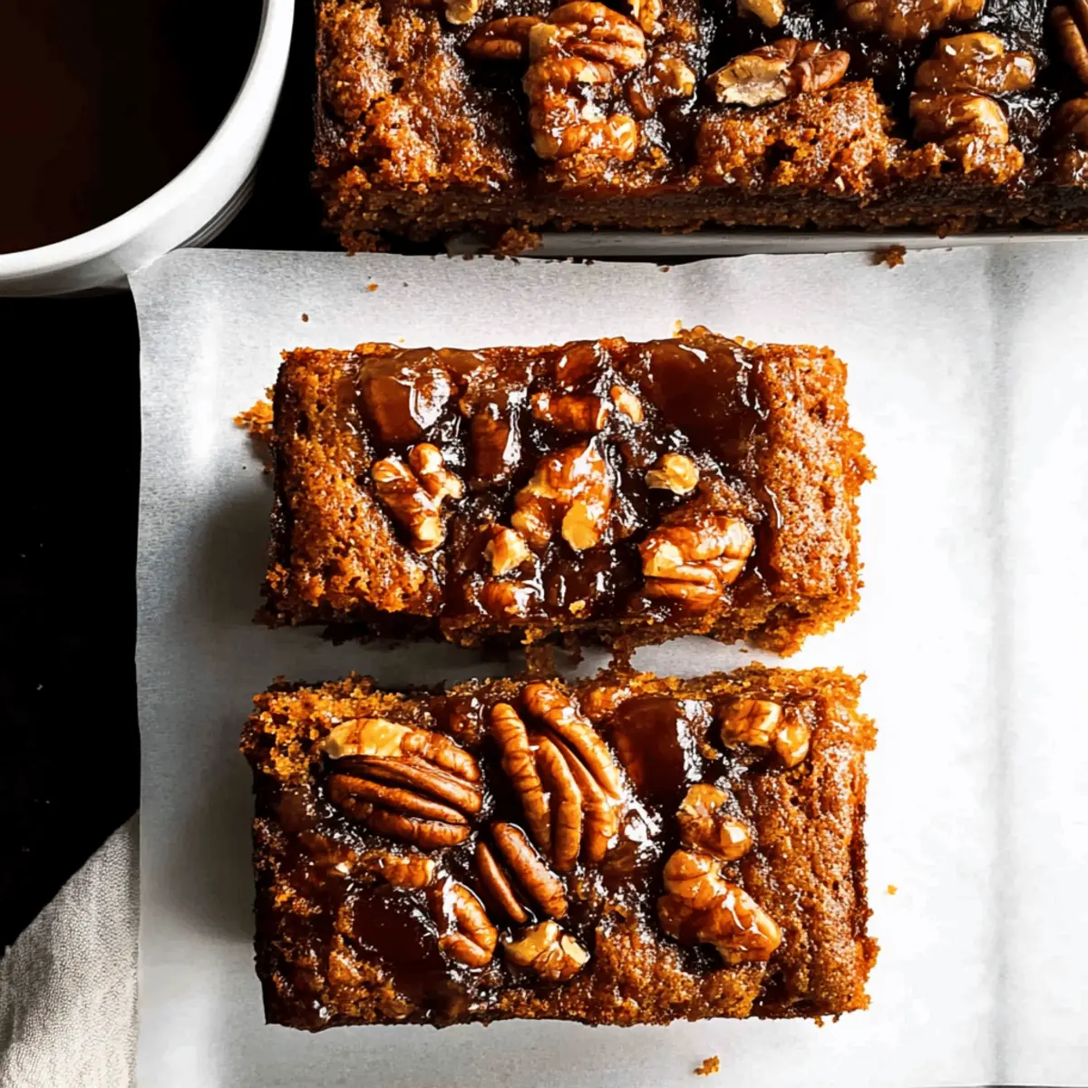 Pumpkin Pecan Upside Down Cake for Cozy Fall Gatherings