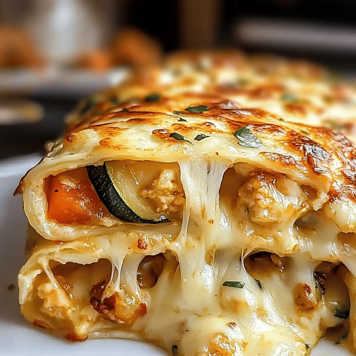 Irresistible Low Carb Cheesy Garlic Chicken Wraps You'll Love