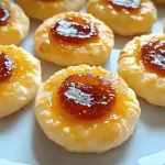 Cheesy Thumbprint Appetizers with Hot Pepper Jelly