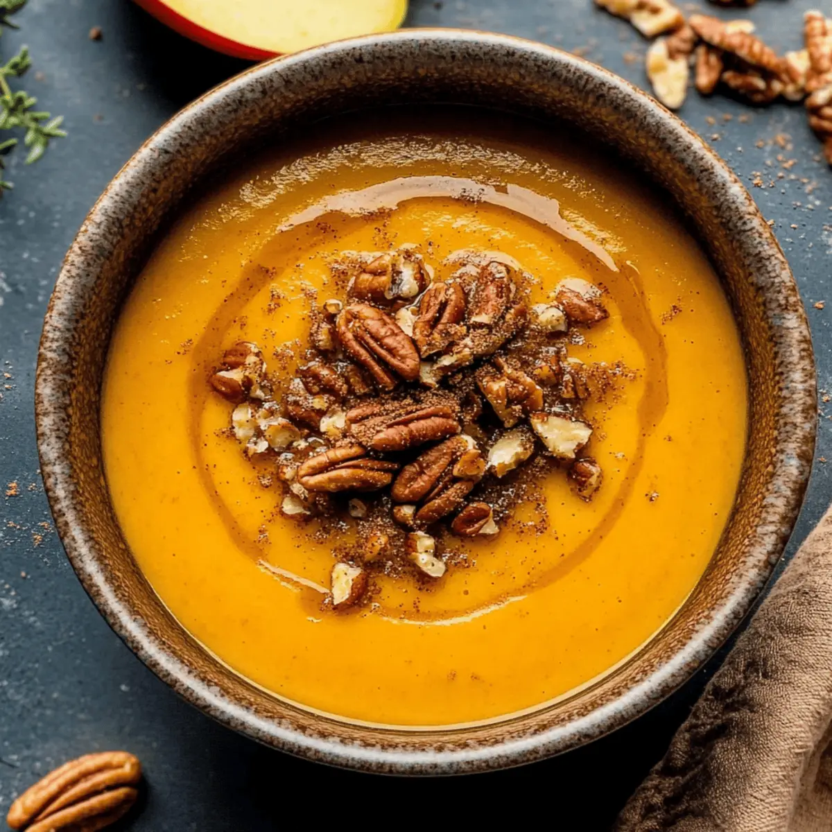 Creamy Apple Cheddar Sweet Potato Soup for Cozy Nights