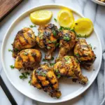 Lemon Ginger Soy Marinated Grilled Chicken