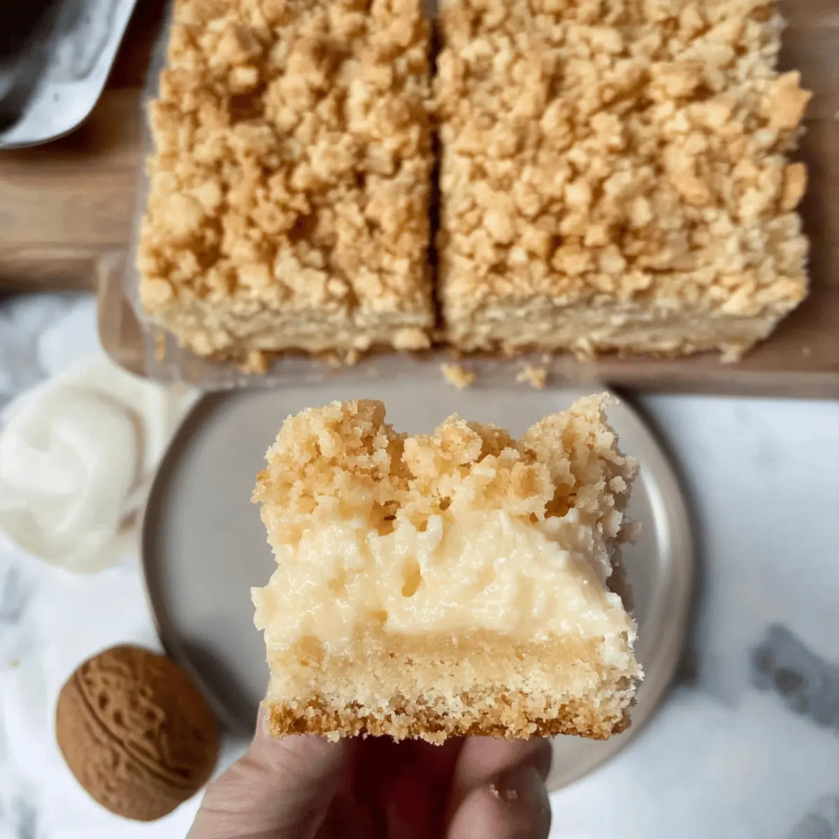 Delicious Coconut Cream Crumb Bars to Satisfy Your Cravings