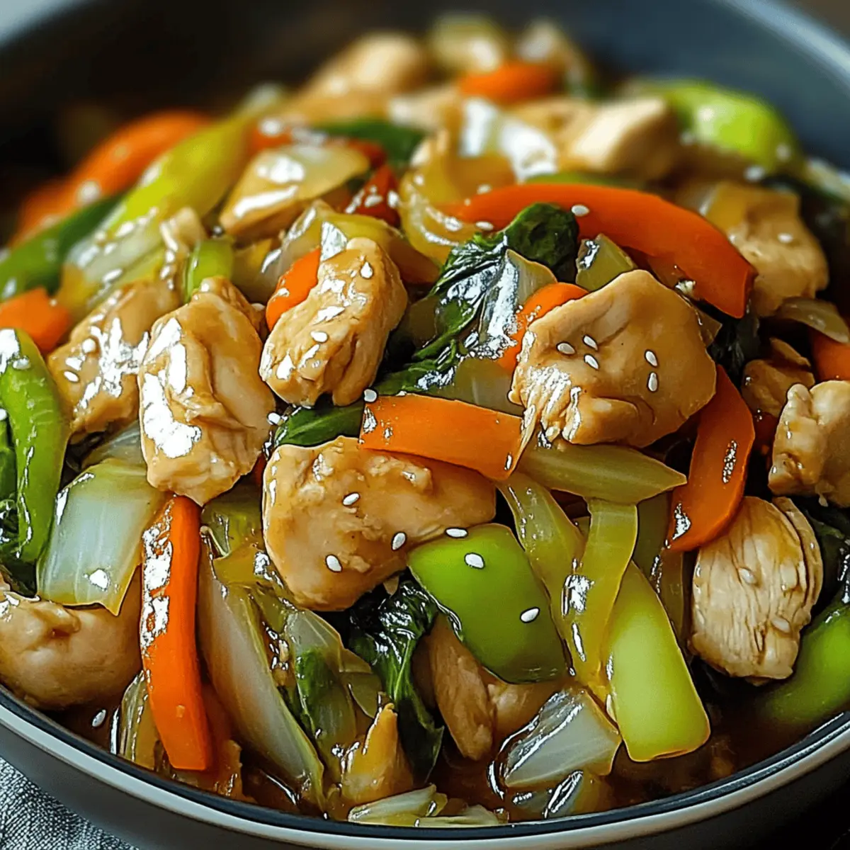 Quick and Flavorful Chinese Chicken Cabbage Stir-Fry at Home