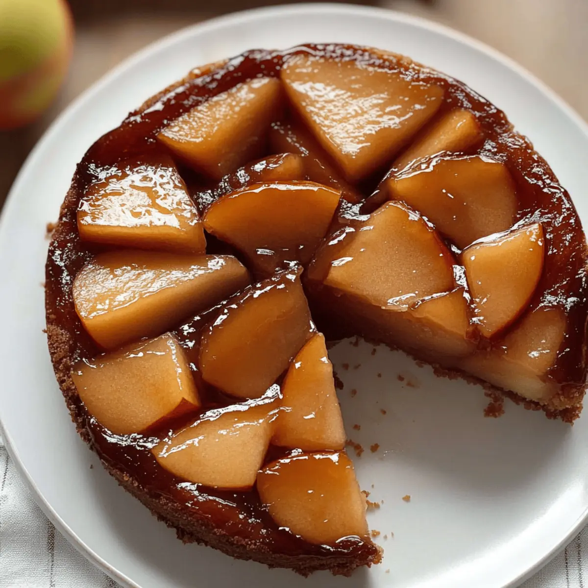 Brown Butter Apple Upside Down Cake for Cozy Fall Evenings