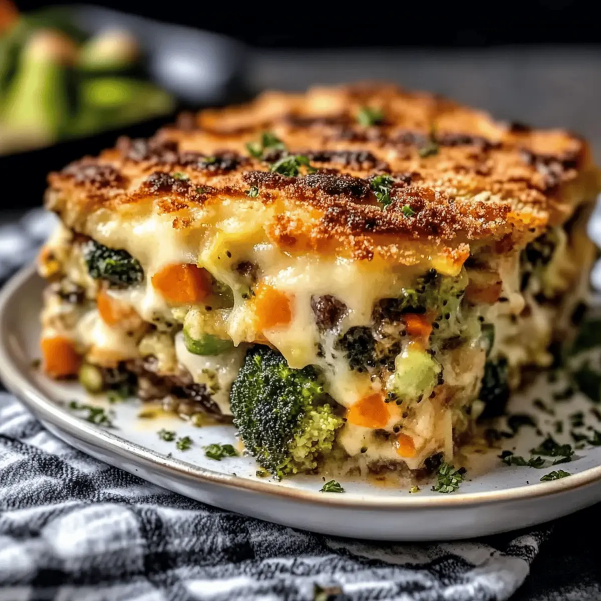 Cheesy Vegetable Casserole for Cozy Comfort Food Nights