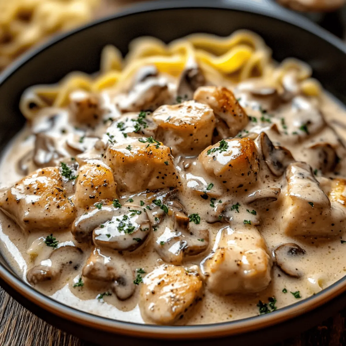 Quick and Creamy Chicken Mushroom Stroganoff in 30 Minutes