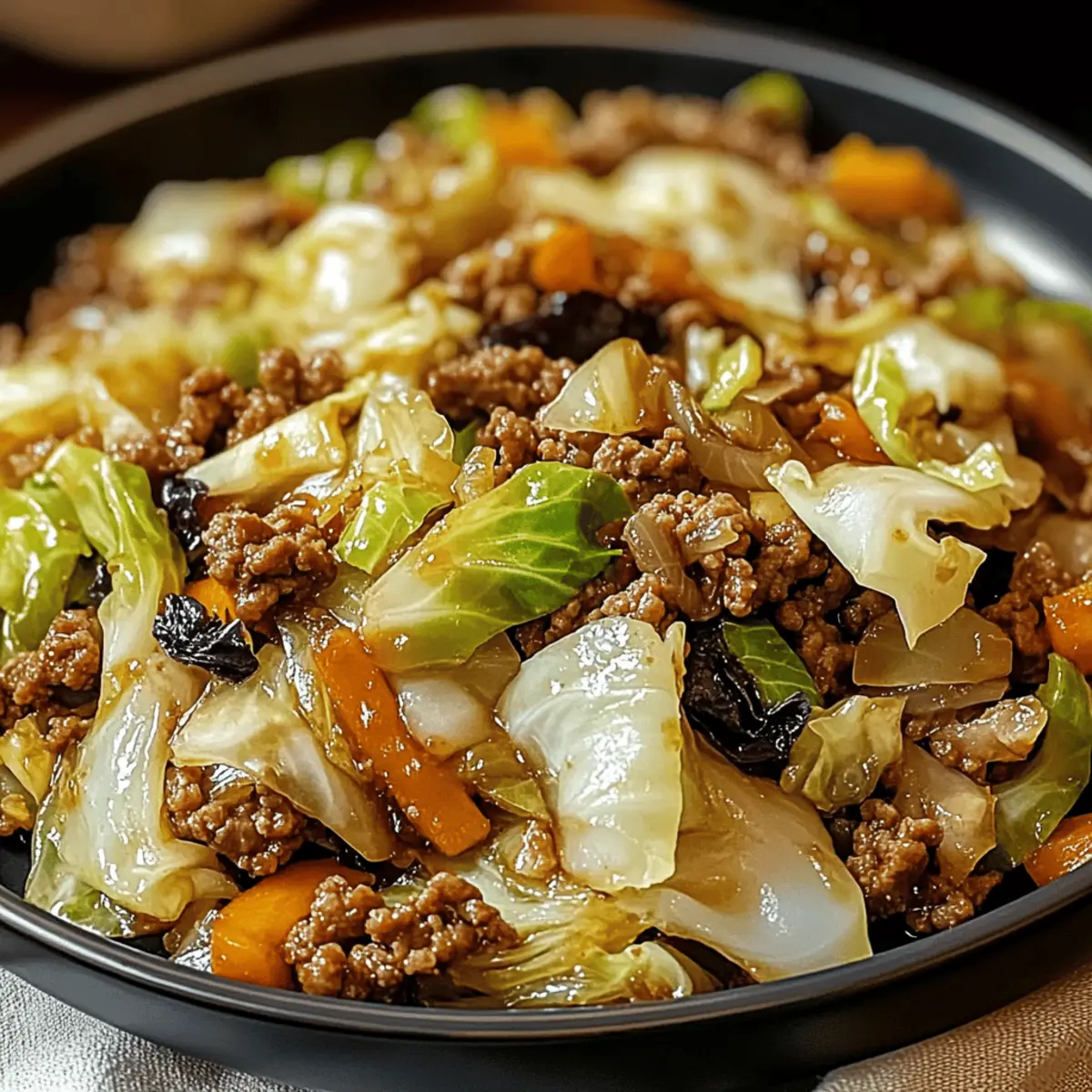 Delicious Chinese Ground Beef and Cabbage Stir-Fry in 30 Minutes