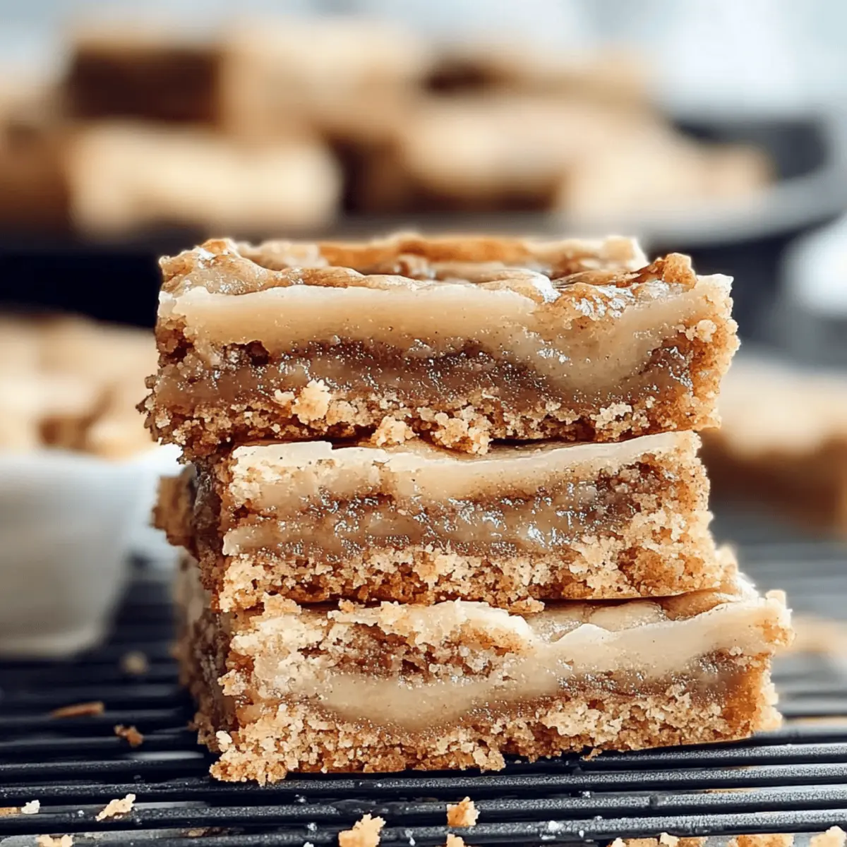Cinnamon Roll Blondies – Irresistibly Chewy and Sweet Treat