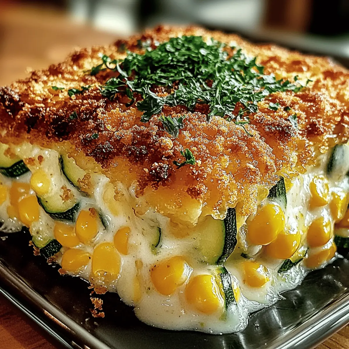 Creamy Zucchini & Sweet Corn Casserole for Cozy Nights