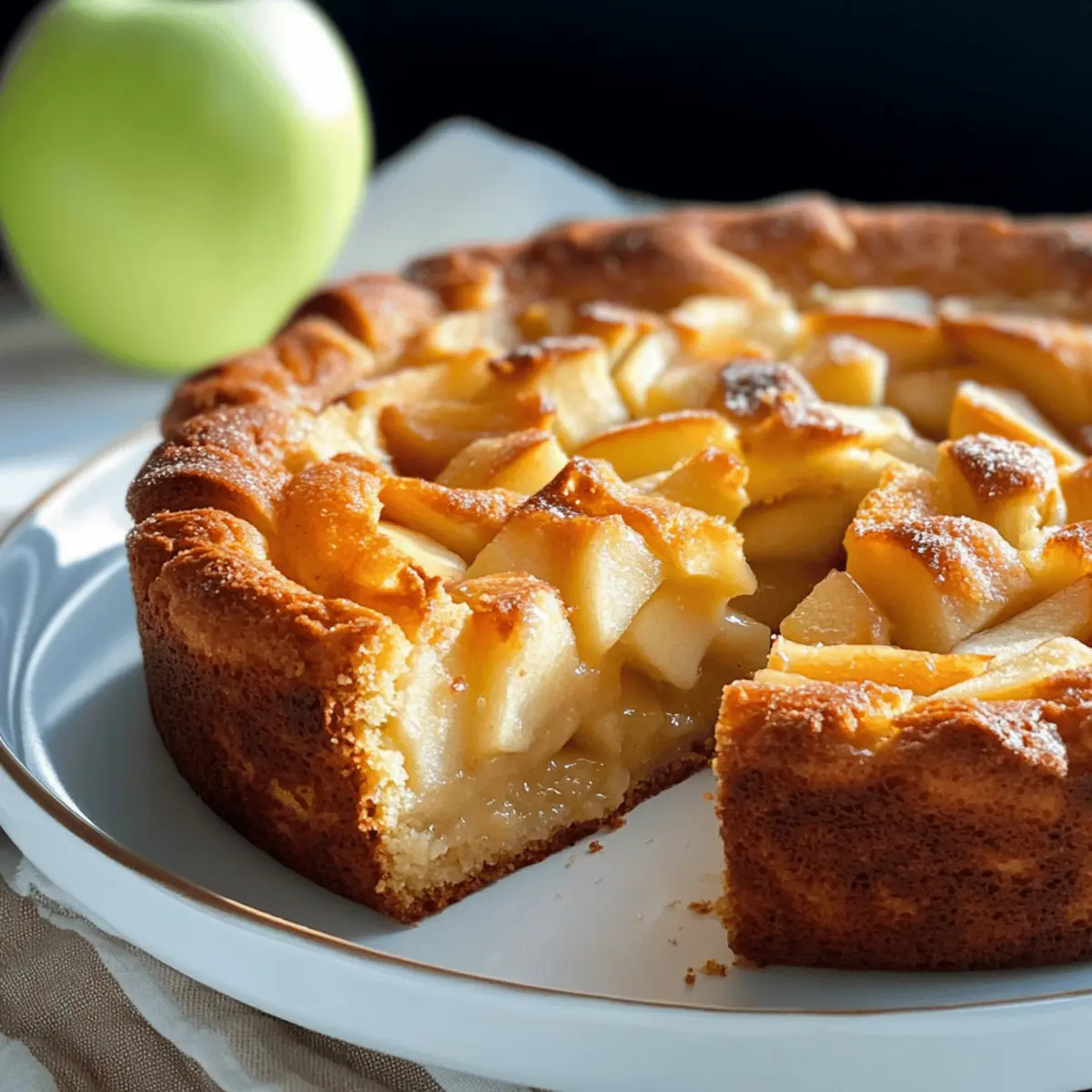 Italian Apple Cake With Plenty Of Apples Torta Di Mele Delight