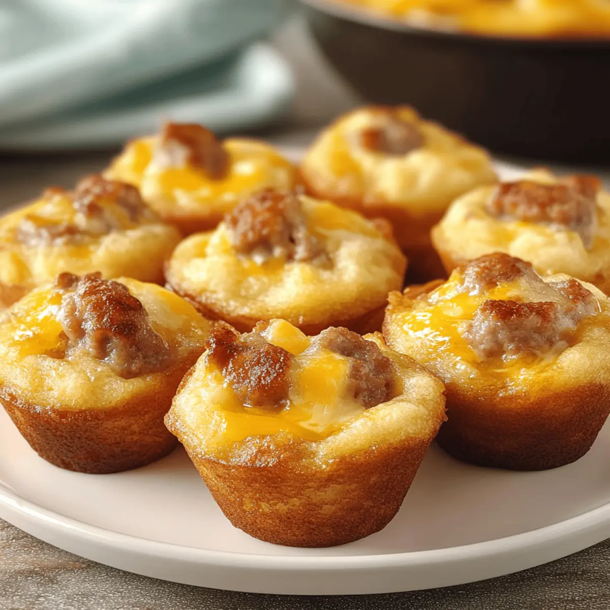 Mini Sausage Pancake Muffins for a Cozy Breakfast Delight