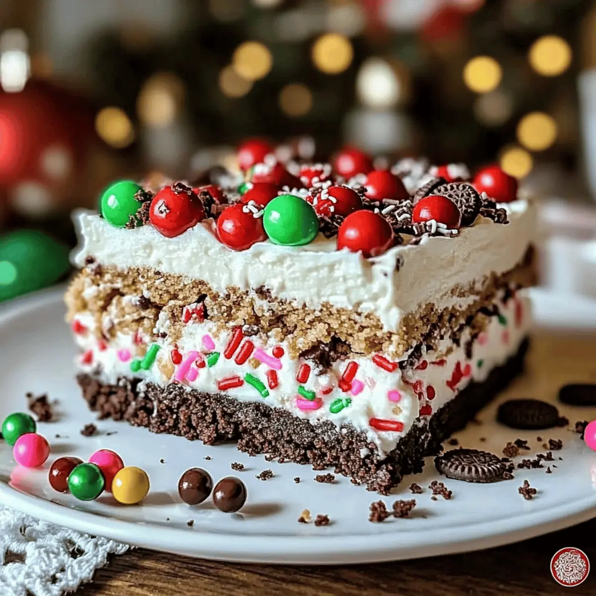 Irresistible No-Bake Cookie Lasagna for Easy Holiday Cheer