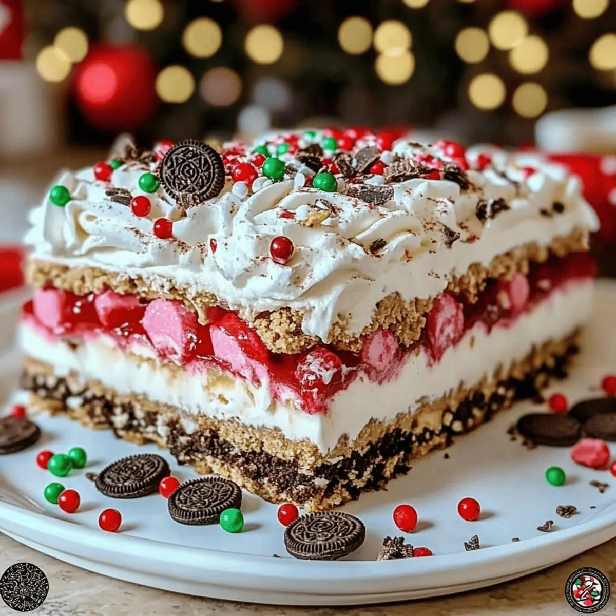 Delightful No-Bake Cookie Lasagna for a Festive Treat